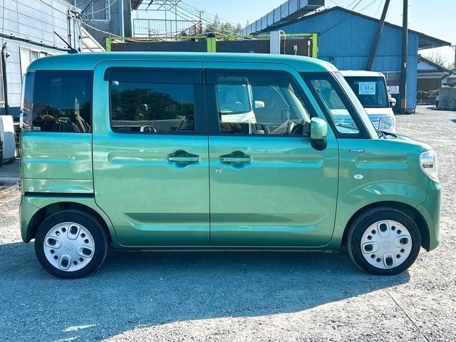 スペーシア ハイブリッドG ETC バックカメラ 電動スライドドア ナビ クリアランスソナー レーンアシスト 衝突被害軽減システム スマートキー アイドリングストップ CVT ESC CD Bluetooth アルミホイール(14枚目)