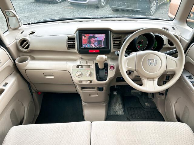 N-BOX G ETC 両側スライドドア ナビ TV スマートキー アイドリングストップ 電動格納ミラー ベンチシート CVT 盗難防止システム ABS ESC CD USB Bluetooth アルミホイール(2枚目)