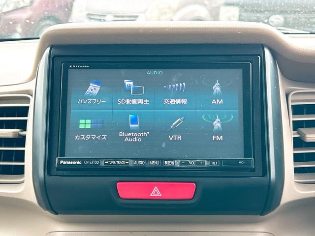 N-BOX G ETC 両側スライドドア ナビ TV スマートキー アイドリングストップ 電動格納ミラー ベンチシート CVT 盗難防止システム ABS ESC CD USB Bluetooth アルミホイール(6枚目)