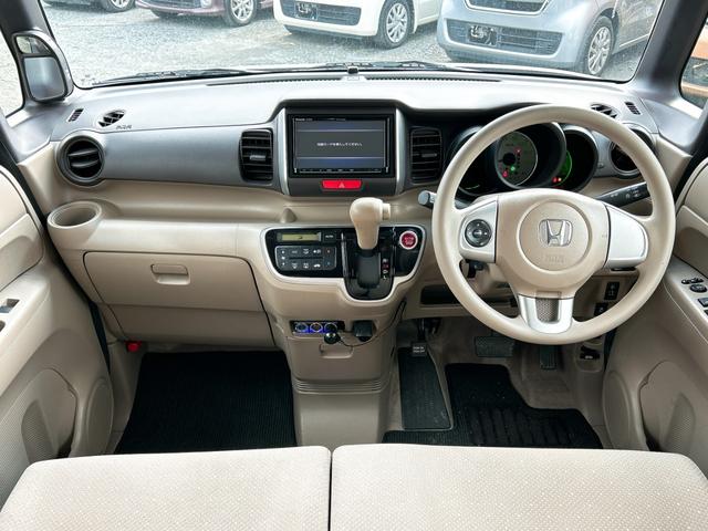 N-BOX G・Lパッケージ ドライブレコーダー ETC バックカメラ 両側スライド・片側電動 TV スマートキー アイドリングストップ 電動格納ミラー ベンチシート CVT 盗難防止システム ABS ESC アルミホイール(2枚目)