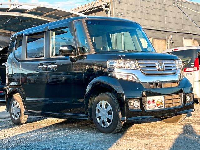 Ｎ－ＢＯＸカスタム Ｇ　ＥＴＣ　バックカメラ　両側スライドドア　ナビ　ＴＶ　オートライト　ＨＩＤ　スマートキー　アイドリングストップ　電動格納ミラー　ベンチシート　ＣＶＴ　盗難防止システム　ＡＢＳ　ＥＳＣ　ＣＤ　ＤＶＤ再生（14枚目）