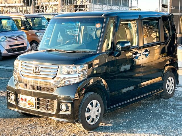 Ｎ－ＢＯＸカスタム Ｇ　ＥＴＣ　バックカメラ　両側スライドドア　ナビ　ＴＶ　オートライト　ＨＩＤ　スマートキー　アイドリングストップ　電動格納ミラー　ベンチシート　ＣＶＴ　盗難防止システム　ＡＢＳ　ＥＳＣ　ＣＤ　ＤＶＤ再生（21枚目）