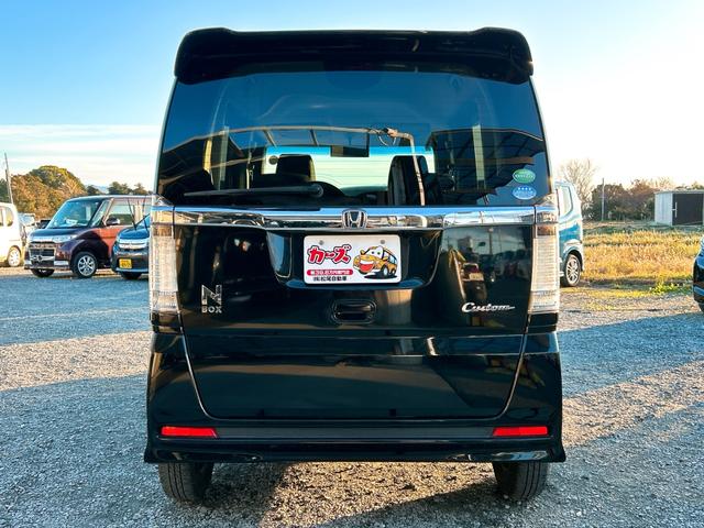 Ｎ－ＢＯＸカスタム Ｇ　ＥＴＣ　バックカメラ　両側スライドドア　ナビ　ＴＶ　オートライト　ＨＩＤ　スマートキー　アイドリングストップ　電動格納ミラー　ベンチシート　ＣＶＴ　盗難防止システム　ＡＢＳ　ＥＳＣ　ＣＤ　ＤＶＤ再生（35枚目）