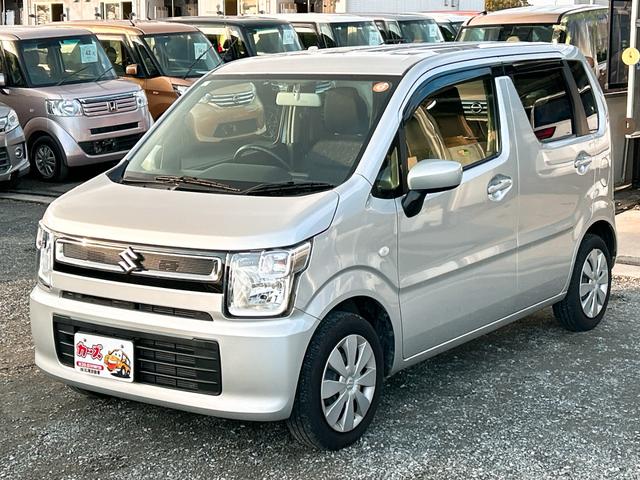 ワゴンＲ ＦＡ　ＥＴＣ　クリアランスソナー　衝突被害軽減システム　オートライト　キーレスエントリー　電動格納ミラー　ベンチシート　ＣＶＴ　盗難防止システム　ＡＢＳ　ＥＳＣ　ＣＤ　ＵＳＢ　Ｂｌｕｅｔｏｏｔｈ（12枚目）