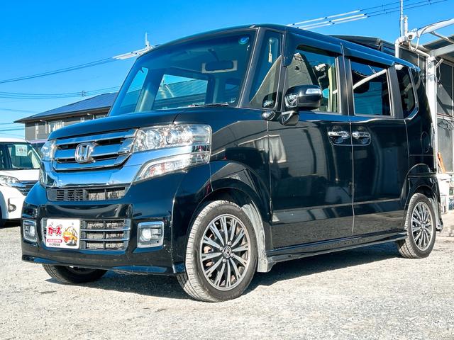 N-BOXカスタム G・ターボLパッケージ ETC バックカメラ 両側電動スライドドア ナビ TV オートクルーズコントロール オートライト HID スマートキー アイドリングストップ 電動格納ミラー ベンチシート CVT 盗難防止システム(11枚目)