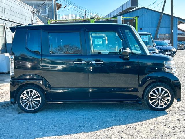 N-BOXカスタム G・ターボLパッケージ ETC バックカメラ 両側電動スライドドア ナビ TV オートクルーズコントロール オートライト HID スマートキー アイドリングストップ 電動格納ミラー ベンチシート CVT 盗難防止システム(14枚目)