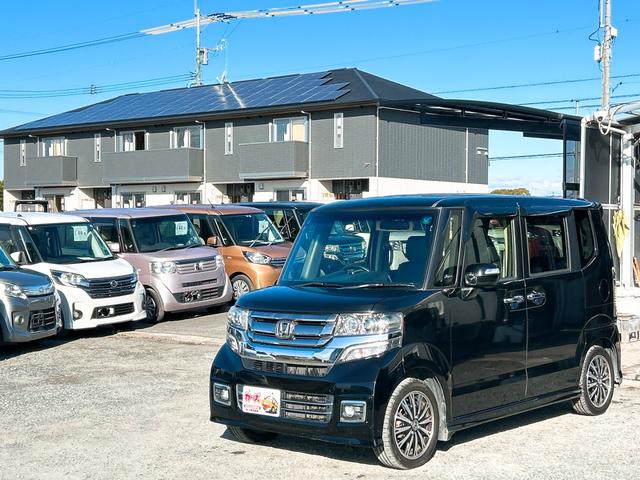 N-BOXカスタム G・ターボLパッケージ ETC バックカメラ 両側電動スライドドア ナビ TV オートクルーズコントロール オートライト HID スマートキー アイドリングストップ 電動格納ミラー ベンチシート CVT 盗難防止システム(36枚目)