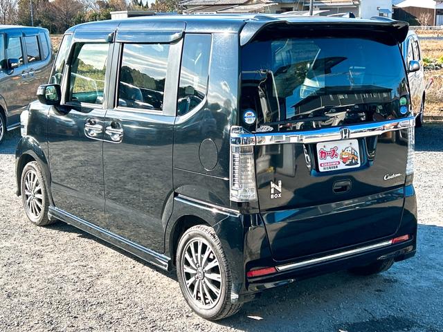 N-BOXカスタム G・ターボLパッケージ ETC バックカメラ 両側電動スライドドア ナビ TV オートクルーズコントロール オートライト HID スマートキー アイドリングストップ 電動格納ミラー ベンチシート CVT 盗難防止システム(43枚目)