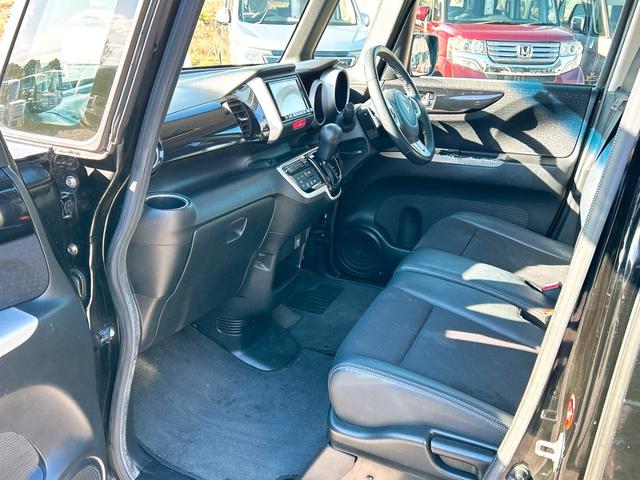 N-BOXカスタム G・ターボLパッケージ ETC バックカメラ 両側電動スライドドア ナビ TV オートクルーズコントロール オートライト HID スマートキー アイドリングストップ 電動格納ミラー ベンチシート CVT 盗難防止システム(50枚目)