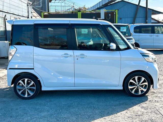 デイズルークス ハイウェイスター　ターボ　ＥＴＣ　全周囲カメラ　両側電動スライドドア　ナビ　ＴＶ　オートライト　ＨＩＤ　スマートキー　電動格納ミラー　ベンチシート　後席モニター　ＣＶＴ　盗難防止システム　ＡＢＳ　ＥＳＣ　アルミホイール（14枚目）