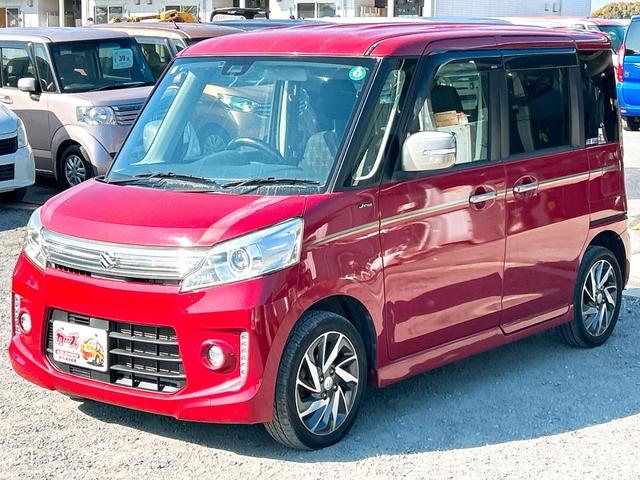 スペーシアカスタム Jスタイル ETC バックカメラ 両側電動スライドドア ナビ TV 衝突被害軽減システム オートライト HID スマートキー アイドリングストップ 電動格納ミラー シートヒーター ベンチシート CVT(12枚目)