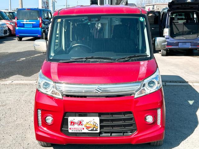 スペーシアカスタム Jスタイル ETC バックカメラ 両側電動スライドドア ナビ TV 衝突被害軽減システム オートライト HID スマートキー アイドリングストップ 電動格納ミラー シートヒーター ベンチシート CVT(13枚目)