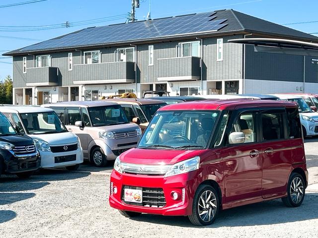 スペーシアカスタム Jスタイル ETC バックカメラ 両側電動スライドドア ナビ TV 衝突被害軽減システム オートライト HID スマートキー アイドリングストップ 電動格納ミラー シートヒーター ベンチシート CVT(25枚目)