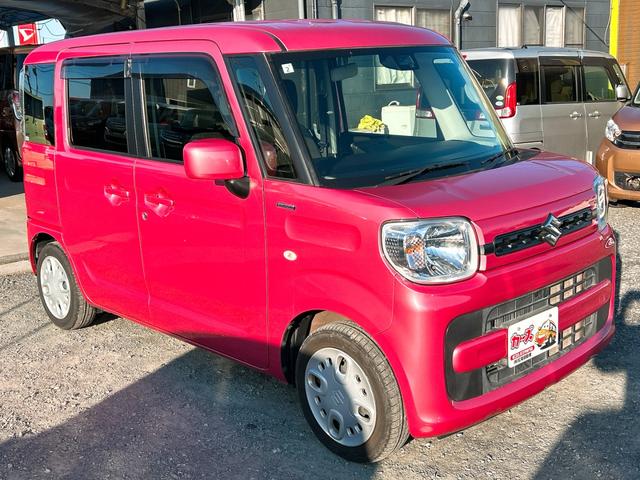 スペーシア ハイブリッドＧ　バックカメラ　ＴＶ　クリアランスソナー　レーンアシスト　衝突被害軽減システム　オートライト　スマートキー　アイドリングストップ　電動格納ミラー　ベンチシート　ＣＶＴ　盗難防止システム　ＡＢＳ　ＥＳＣ（13枚目）