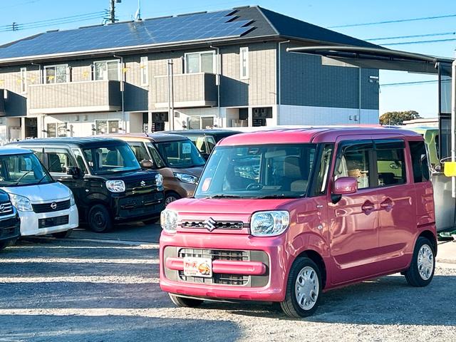 スペーシア ハイブリッドＧ　バックカメラ　ＴＶ　クリアランスソナー　レーンアシスト　衝突被害軽減システム　オートライト　スマートキー　アイドリングストップ　電動格納ミラー　ベンチシート　ＣＶＴ　盗難防止システム　ＡＢＳ　ＥＳＣ（47枚目）