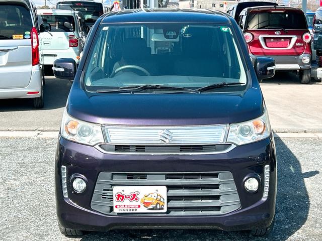 ワゴンＲスティングレー Ｔ　ナビ　ＴＶ　オートクルーズコントロール　衝突被害軽減システム　オートライト　ＨＩＤ　スマートキー　アイドリングストップ　電動格納ミラー　シートヒーター　ベンチシート　ＣＶＴ　盗難防止システム　ＡＢＳ（13枚目）