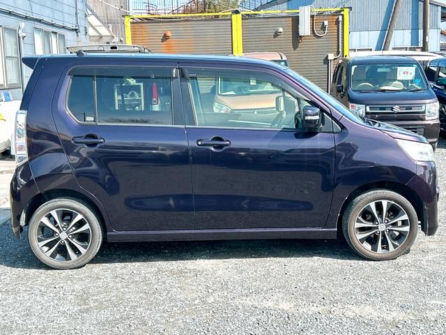 ワゴンＲスティングレー Ｔ　ナビ　ＴＶ　オートクルーズコントロール　衝突被害軽減システム　オートライト　ＨＩＤ　スマートキー　アイドリングストップ　電動格納ミラー　シートヒーター　ベンチシート　ＣＶＴ　盗難防止システム　ＡＢＳ（15枚目）