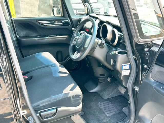 N-BOXカスタム G・Lパッケージ ETC バックカメラ 両側スライド・片側電動 ナビ TV オートライト HID スマートキー アイドリングストップ 電動格納ミラー ベンチシート CVT 盗難防止システム ABS ESC CD USB(35枚目)