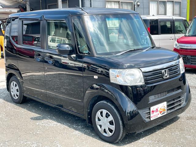 Ｎ－ＢＯＸ Ｇ・Ｌパッケージ　両側スライド・片側電動　ナビ　ＴＶ　スマートキー　アイドリングストップ　電動格納ミラー　ベンチシート　ＣＶＴ　盗難防止システム　ＡＢＳ　ＥＳＣ　ＣＤ　ＵＳＢ　衝突安全ボディ　エアコン（27枚目）