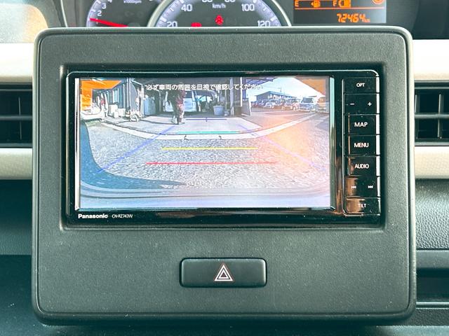 ワゴンＲ ハイブリッドＦＸ　ＥＴＣ　バックカメラ　ナビ　ＴＶ　レーンアシスト　衝突被害軽減システム　オートライト　スマートキー　アイドリングストップ　電動格納ミラー　シートヒーター　ベンチシート　ＣＶＴ　盗難防止システム　ＡＢＳ（6枚目）