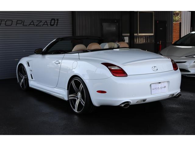 ＳＣ４３０ 　アーティシャンスピリッツ、エアロ（Ｆ／Ｓ）、フェンダー　ＷＡＬＤ２０インチアルミホイール　社外マフラー　車高調　社外ナビ　ＴＶ　バックカメラ　ＥＴＣ　キーレス（8枚目）