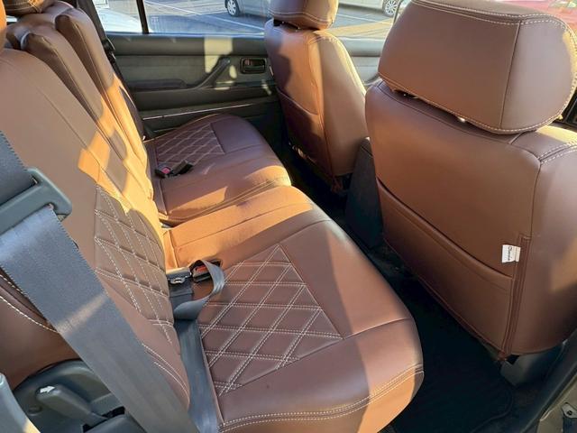 ランドクルーザー80 オートエアコン 電動格納ミラー シートヒーター レザー調シートカバー ナビ パワーウィンドウ パワーステアリング 4WD(17枚目)