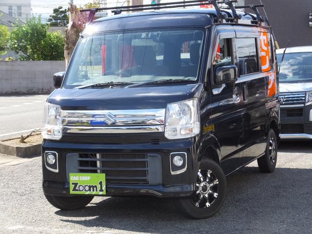 エブリイ ジョイン　５ＡＧＳ車　２速発進　ハイルーフ　ルーフキャリア　８インチメモリーナビ　フルセグＴＶ　ＤＶＤ再生　Ｂｌｕｅｔｏｏｔｈ　バックカメラ　ドライブレコーダ　フォグランプ　ＥＴＣ　社外１２インチアルミホイール（3枚目）