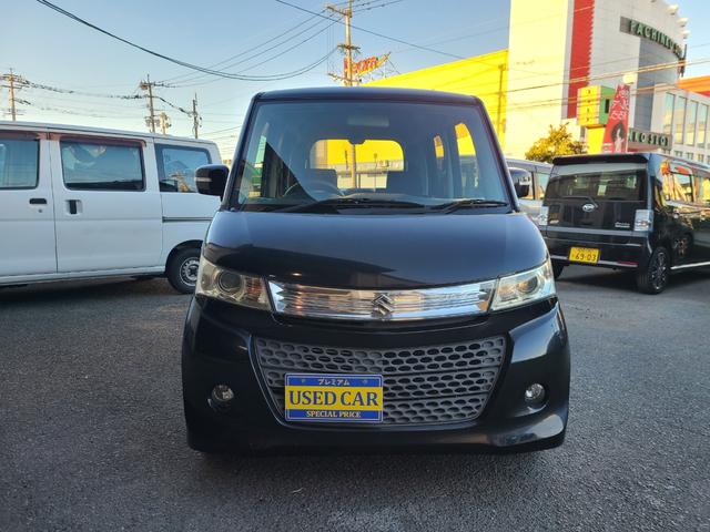 パレットSW XS ETC DVD Bluetooth USB スマートキー プッシュスタート パワースライドドア オートエアコン HIDライト フォグランプ ウインカードアミラー ベンチシート アルミホイール(2枚目)