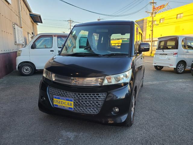 パレットSW XS ETC DVD Bluetooth USB スマートキー プッシュスタート パワースライドドア オートエアコン HIDライト フォグランプ ウインカードアミラー ベンチシート アルミホイール(3枚目)