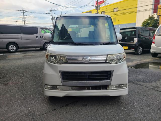 タント カスタムＸリミテッド　ＥＴＣ　ナビ　フルセグ　Ｂｌｕｅｔｏｏｔｈ　バックモニター　パワースライドドア　スマートキー　オートエアコン　ＨＩＤライト　フォグランプ　ウインカードアミラー　ベンチシート　アルミホイール（2枚目）