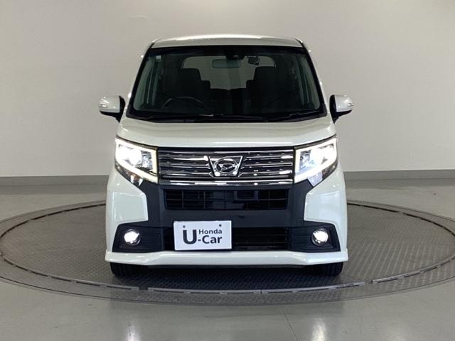 ムーヴ カスタムRSSAII ナビ Rカメラ ブルートゥース フルセグ キーレス リアカメラ 前後誤発進抑制 ESC 地デジ DVD ABS 盗難防止システム LEDヘッドライト ターボ ETC オートエアコン スマートキー(6枚目)