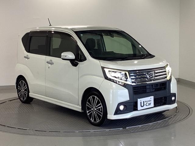 ムーヴ カスタムRSSAII ナビ Rカメラ ブルートゥース フルセグ キーレス リアカメラ 前後誤発進抑制 ESC 地デジ DVD ABS 盗難防止システム LEDヘッドライト ターボ ETC オートエアコン スマートキー(7枚目)