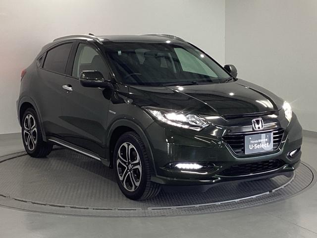 ヴェゼル ハイブリッドＺ・ホンダセンシング　純正メモリーナビ　リアカメラ　ＥＴＣ　レーダーサポート　ＤＶＤ再生機能　整備記録簿　横滑り防止システム　バックアイカメラ　盗難防止装置　フルセ　シートヒーター付　スマ－トキ－　ＥＣＯモード　ＵＳＢ接続（7枚目）