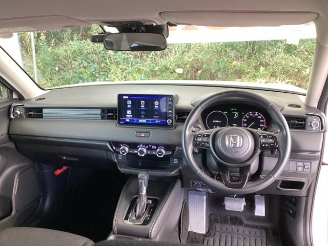 ヴェゼル e:HEVX 純正メモリーナビ ドラレコ リアカメラ 前後障害物センサー AAC イモビライザー スマ-トキ- 誤発進抑制 PW クルコン ESC ETC装備 キーフリー LEDヘッドランプ ナビTV DVD再生可(2枚目)