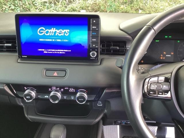 ヴェゼル e:HEVX 純正メモリーナビ ドラレコ リアカメラ 前後障害物センサー AAC イモビライザー スマ-トキ- 誤発進抑制 PW クルコン ESC ETC装備 キーフリー LEDヘッドランプ ナビTV DVD再生可(3枚目)