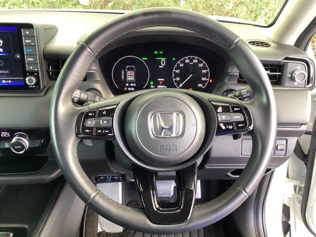 ヴェゼル e:HEVX 純正メモリーナビ ドラレコ リアカメラ 前後障害物センサー AAC イモビライザー スマ-トキ- 誤発進抑制 PW クルコン ESC ETC装備 キーフリー LEDヘッドランプ ナビTV DVD再生可(14枚目)