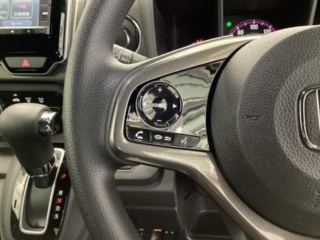 �X�e�A�����O���葤�̓I�[�f�B�I�֘A�̑���X�C�b�`�ł��B��������炷���ƂȂ��^�]�ɏW���ł��܂�