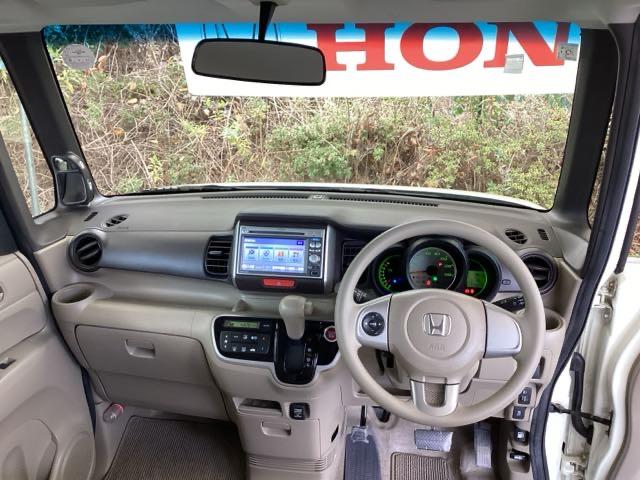 Ｎ－ＢＯＸ Ｇ・Ｌパッケージ　純正メモリーナビ　リアカメラ　１４ＡＷ　バックカメラ付　ＷＡＢ　キーフリーシステム　イモビ　１セグＴＶ　整備点検記録簿　ＰＳ　ＶＳＣ　ＴＶナビ　スマートキー・プッシュスタート　フルオートエアコン（2枚目）