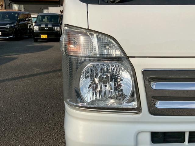 キャリイトラック ＫＣエアコン・パワステ　オートマ　ディスプレイオーディオ　ナビ　ライト類ＬＥＤ化　ＥＴＣ　３方開　メッキグリルカバー　メッキドアミラーカバー　ヘッドライトレベライザー（8枚目）