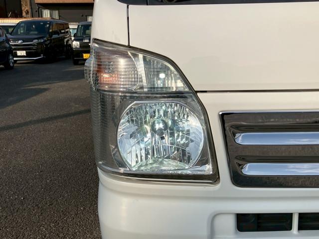 キャリイトラック ＫＣエアコン・パワステ　オートマ　ディスプレイオーディオ　ナビ　ライト類ＬＥＤ化　ＥＴＣ　３方開　メッキグリルカバー　メッキドアミラーカバー　ヘッドライトレベライザー（12枚目）