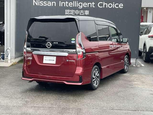 セレナ １．２　ｅ－ＰＯＷＥＲ　ハイウェイスター　Ｖ　後席モニター　全カメラ　記録簿付き　Ｒカメラ　車線逸脱警告　スマキ－　イモビライザー　ＥＴＣ　ワンオーナ－　ドライブレコーダー　アイドリングストップ　メモリーナビ　エアバック　オートエアコン　アルミホイール　ＡＢＳ（2枚目）