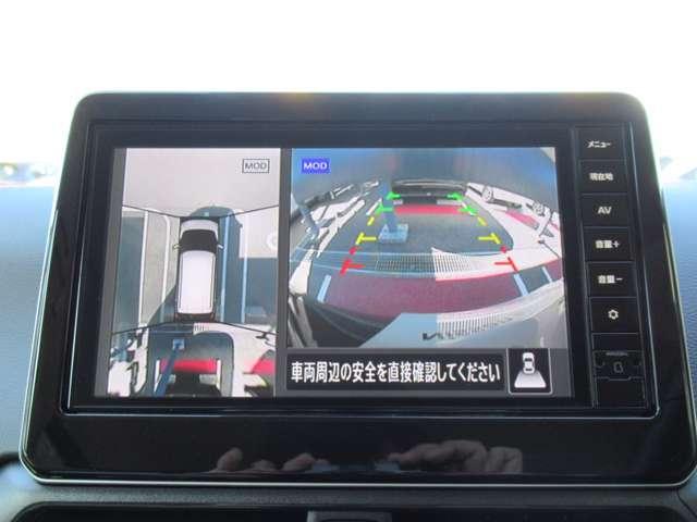 �i�r�̃f�B�X�v���C�ɃA���E���h�r���[���j�^�[�i�S���ʃJ�����j�̉摜�������̂ŁA�������⒓�Ԃ����S�ł��I