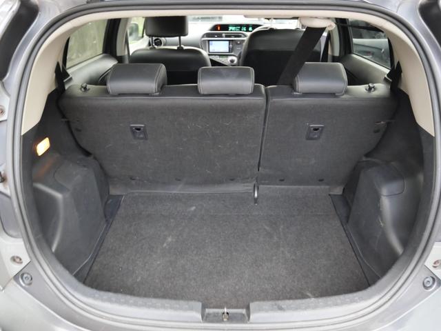 アクア Gブラックソフトレザーセレクション スマートキー プッシュスタート ナビ バックモニター フルセグ ETC 純正16インチアルミホイール オートエアコン パワーステアリング(21枚目)