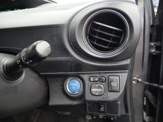 アクア Gブラックソフトレザーセレクション スマートキー プッシュスタート ナビ バックモニター フルセグ ETC 純正16インチアルミホイール オートエアコン パワーステアリング(25枚目)