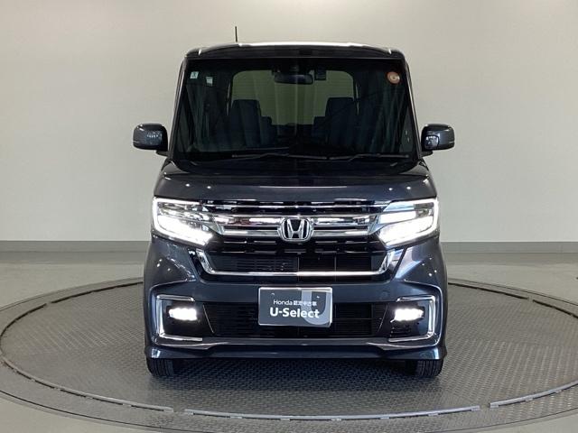 N-BOXカスタム L 純正ナビ フルセグ リアカメラ Pソナー サイドエアバッグ ナビTV Aストップ シートヒータ ベンチシート キーフリーシステム LEDライト クルーズコントロール AC DVD視聴可能 スマキー(6枚目)