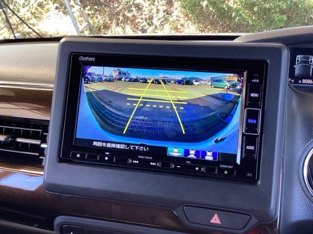 Ｎ－ＢＯＸカスタム Ｌターボ　純正ナビ　フルセグ　リアカメラ　地デジチューナー　衝突軽減ブレーキサポート　ＬＥＤヘッドライ　アイドリングＳ　ターボエンジン　ＰＳ　カーテンエアバック　シートヒータ　エアバック　ＵＳＢ　ＡＡＣ　ＡＢＳ（12枚目）