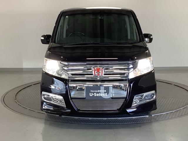 ステップワゴンスパーダ Z ナビ 両側電動スライドドア リアカメラ 横滑防止 エアロ イモビ スマキー バックモニタ- キーフリー パワーウィンド ETC付 ワンセグ エアコン 運転席助手席エアバック エアバック ABS PS(6枚目)