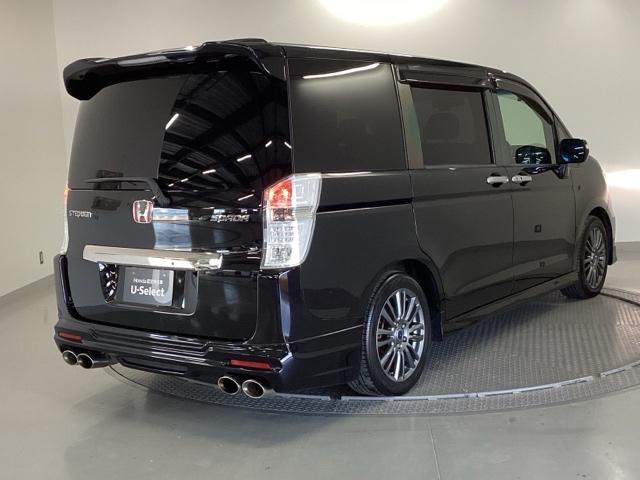 ステップワゴンスパーダ Z ナビ 両側電動スライドドア リアカメラ 横滑防止 エアロ イモビ スマキー バックモニタ- キーフリー パワーウィンド ETC付 ワンセグ エアコン 運転席助手席エアバック エアバック ABS PS(8枚目)