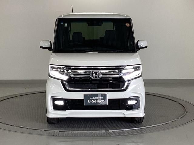 N-BOXカスタム Lターボ 純正メモリーナビ 両側電動スライドドア 地デジチューナー 衝突軽減ブレーキサポート LEDヘッドライ アイドリングS ターボエンジン PS カーテンエアバック シートヒータ エアバック USB AAC(6枚目)