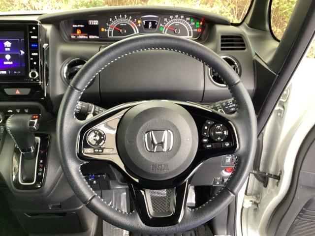 N-BOXカスタム Lターボ 純正メモリーナビ 両側電動スライドドア 地デジチューナー 衝突軽減ブレーキサポート LEDヘッドライ アイドリングS ターボエンジン PS カーテンエアバック シートヒータ エアバック USB AAC(14枚目)